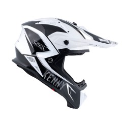 Kenny Helmet TITANIUM White/Black